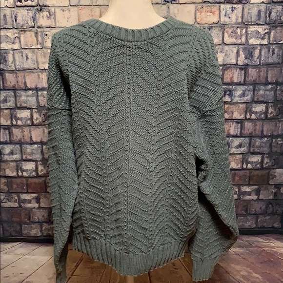 L.L. Bean Other - L.L.BEAN Sweater MENS LARGE  Seafoam Green Knit